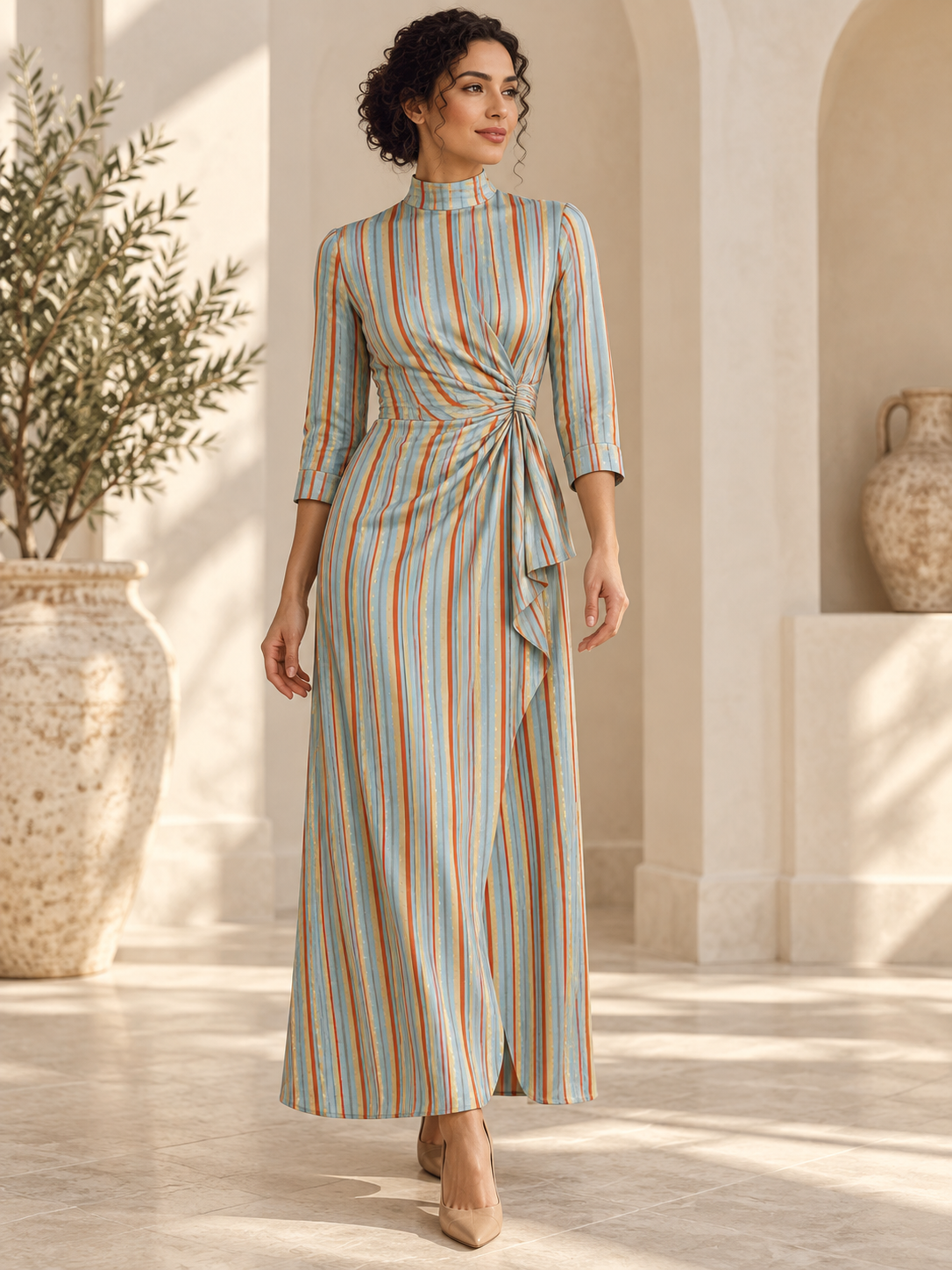 TG-024 — dress styling illustration; fabric sold separately