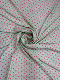 Pearl Pink Dot — Italian Silk Jacquard fabric, TG-040