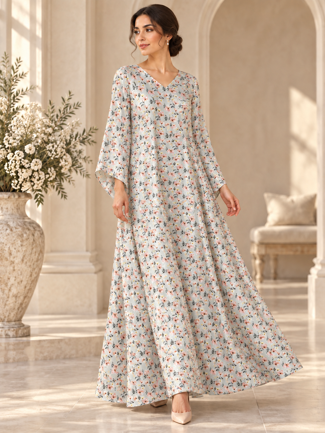 TG-050 — dress styling illustration; fabric sold separately