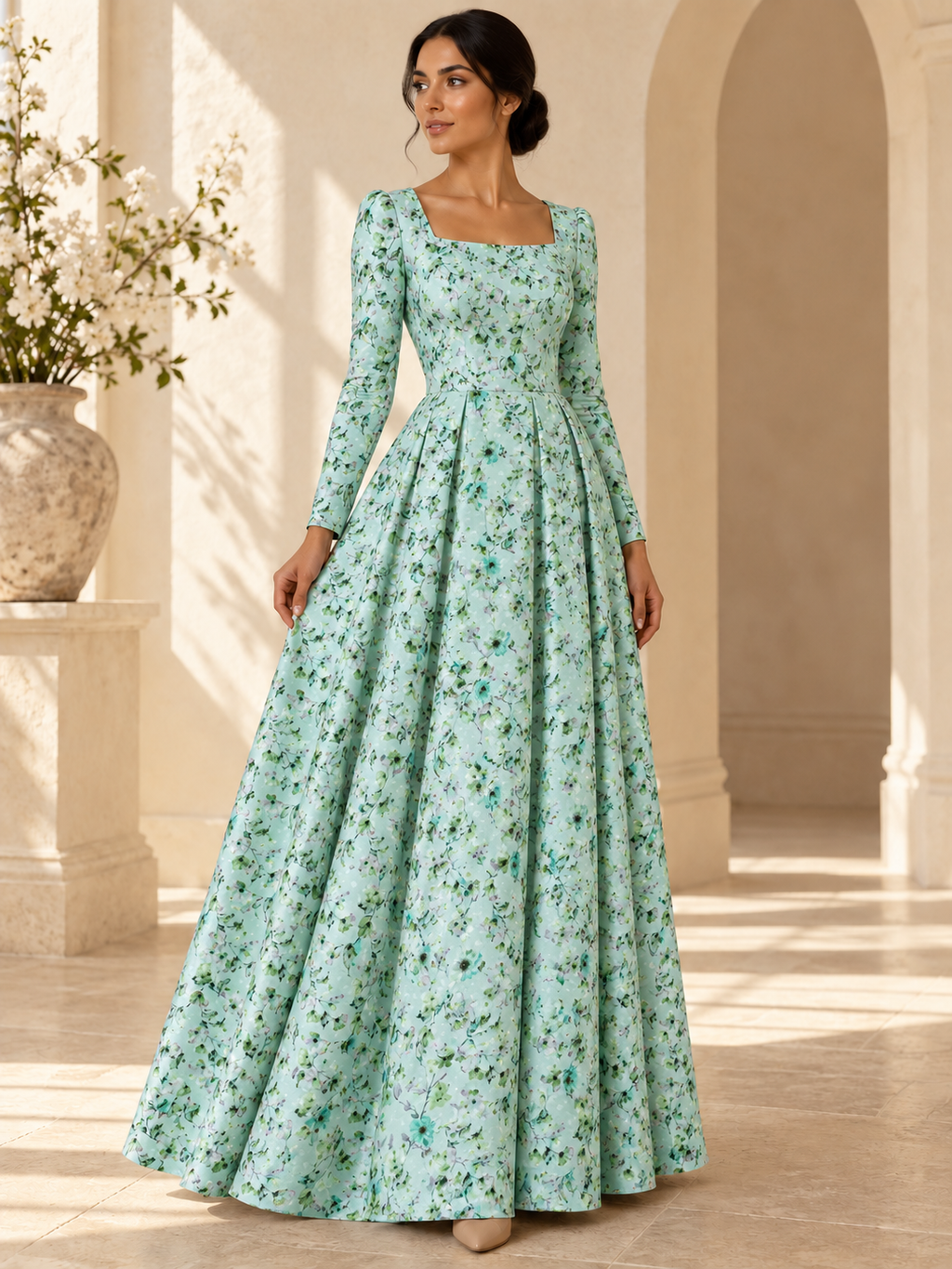 TG-053 — dress styling illustration; fabric sold separately