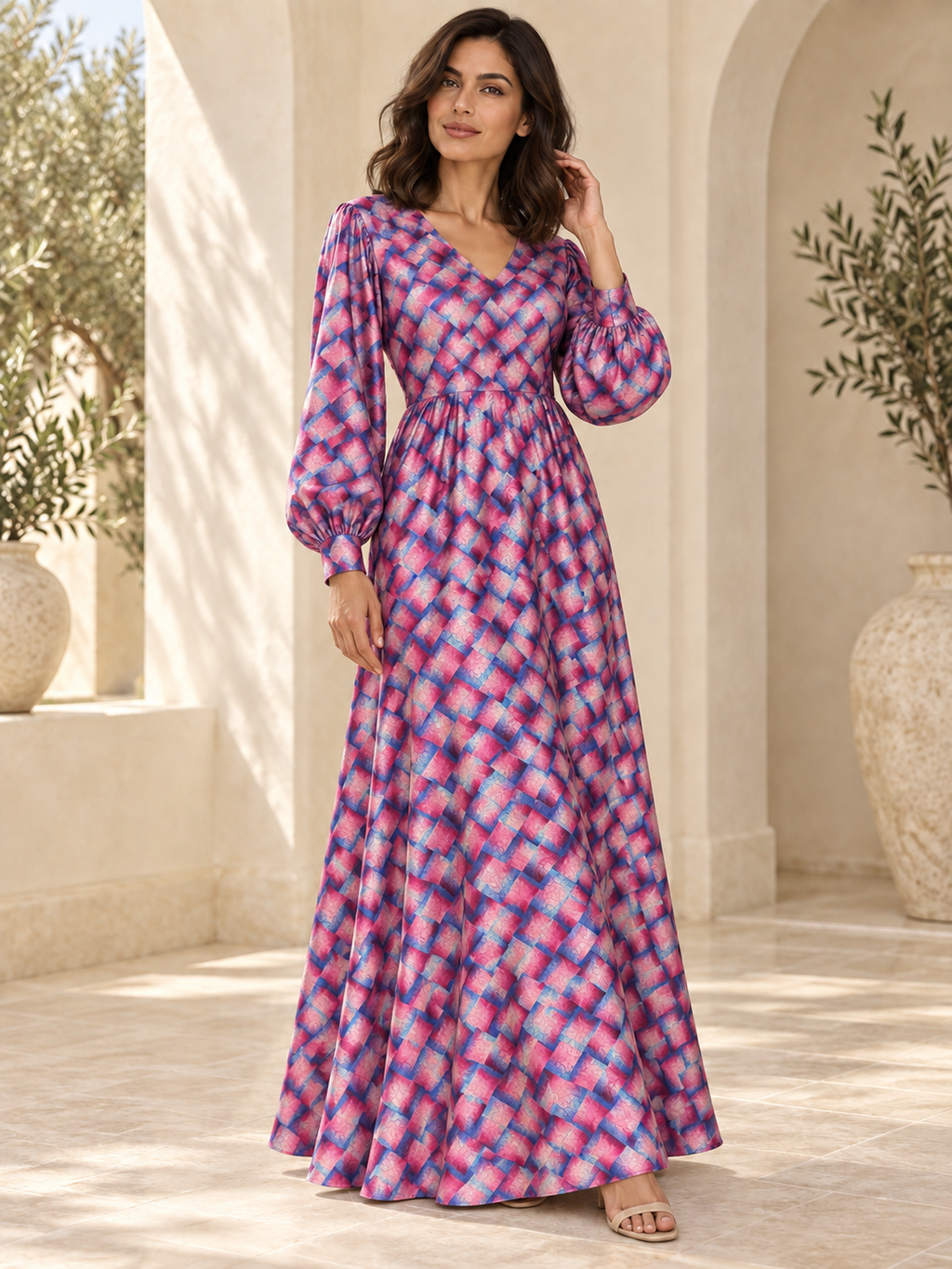 TG-061 — dress styling illustration; fabric sold separately
