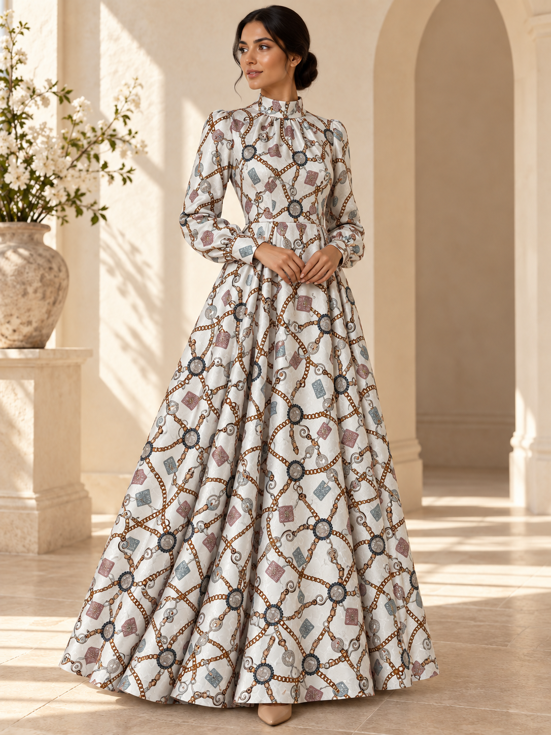 TG-062 — dress styling illustration; fabric sold separately