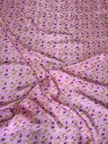 Blush Mini Floral — Italian Silk Jacquard fabric, TG-095