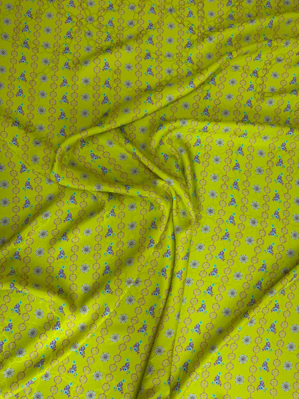 Citron Mini Motif — Silk Jacquard fabric, original photograph. 