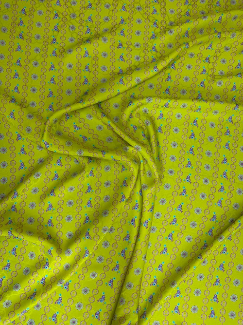 Citron Mini Motif — Silk Jacquard fabric, original photograph. 