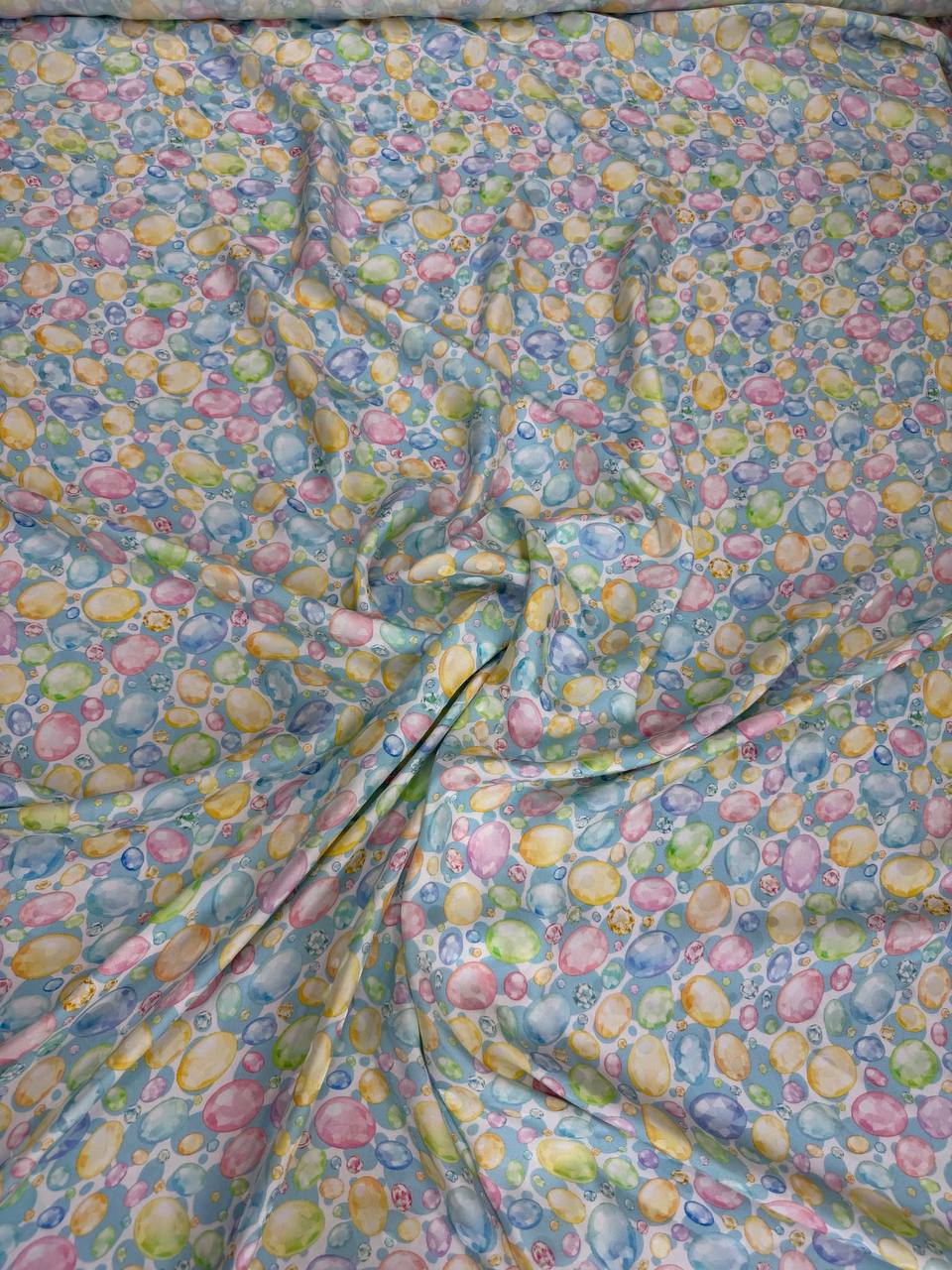 Pastel Colour Mosaic — Silk Jacquard original fabric photograph. 