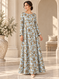 TG-227 — AI model styling illustration based on the original Silk Jacquard fabric; fabric sold separately, garment not included.