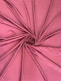 Rose pink tonal Italian silk jacquard fabric from Como — TG-237