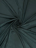 deep forest green tonal Italian silk jacquard fabric from Como — TG-238