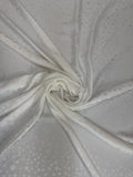 pale pearl grey tonal Italian silk jacquard fabric from Como — TG-241