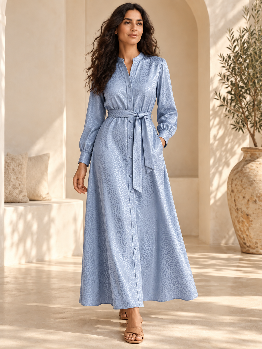 TG-242 — dress styling illustration; fabric sold separately