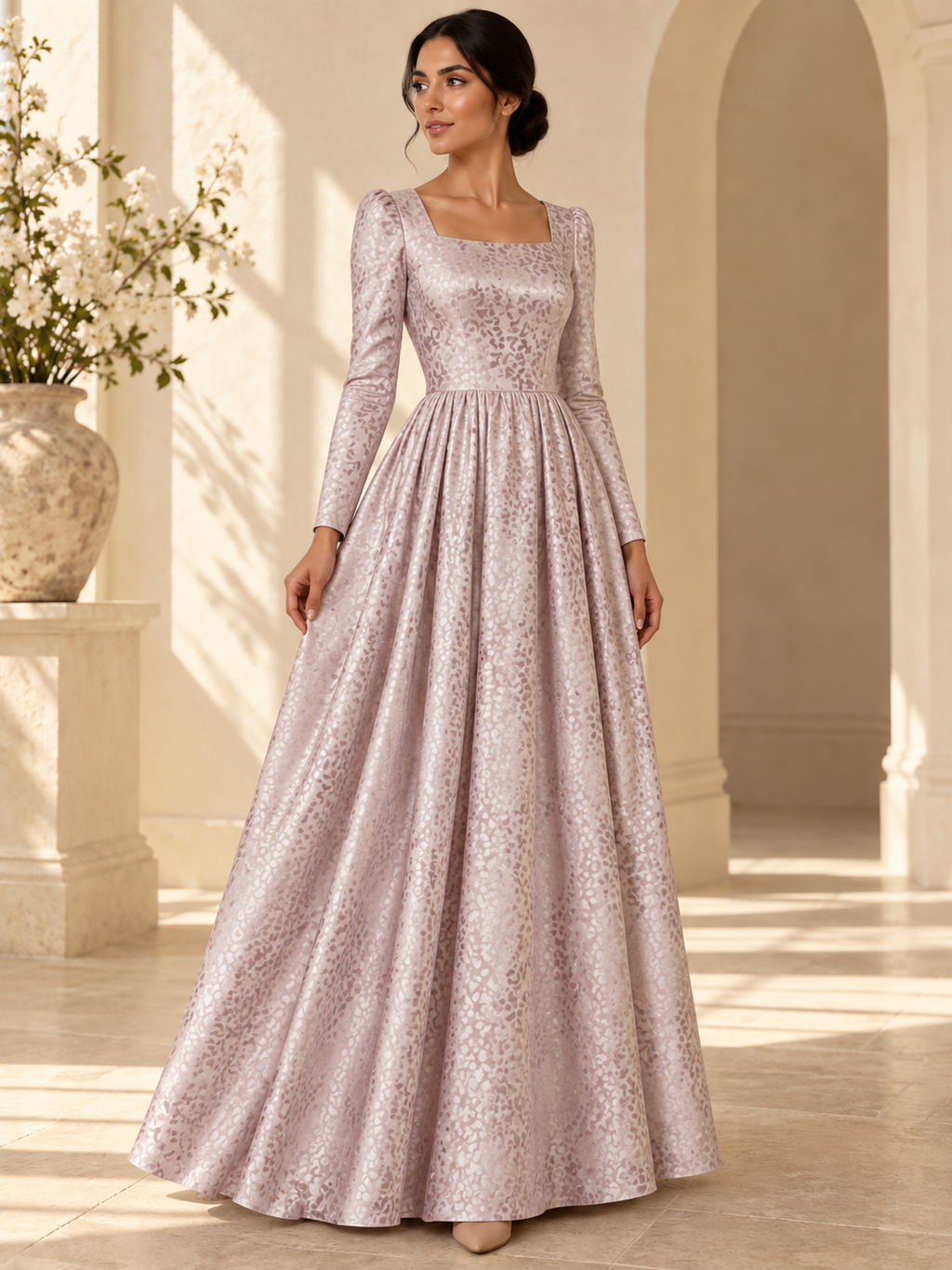 TG-244 — dress styling illustration; fabric sold separately