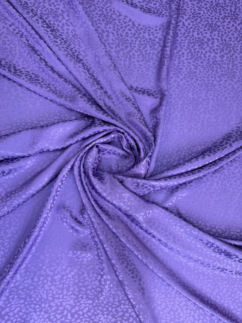 iris purple tonal Italian silk jacquard fabric from Como — TG-245