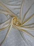 soft buttercream tonal Italian silk jacquard fabric from Como — TG-251