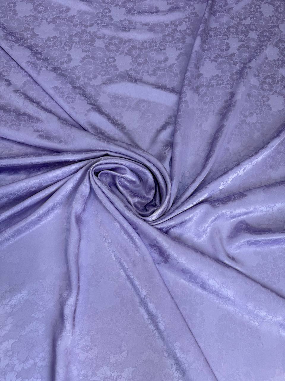 lavender purple tonal Italian silk jacquard fabric from Como — TG-256