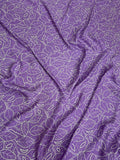 Violet Scroll — Silk Satin original fabric photograph. 