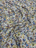 Pearl Multicolour Floral — Italian Silk Jacquard Lurex fabric, TG-305