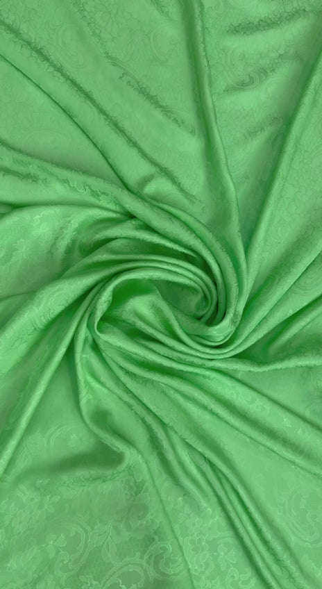Original tonal Italian silk jacquard fabric movement — TG-246