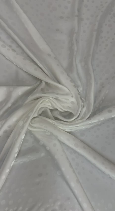 Original tonal Italian silk jacquard fabric movement — TG-241