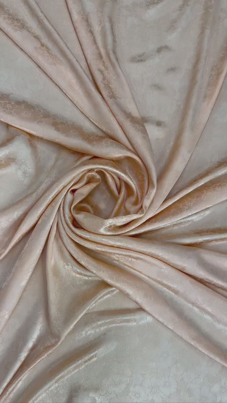 Original tonal Italian silk jacquard fabric movement — TG-240