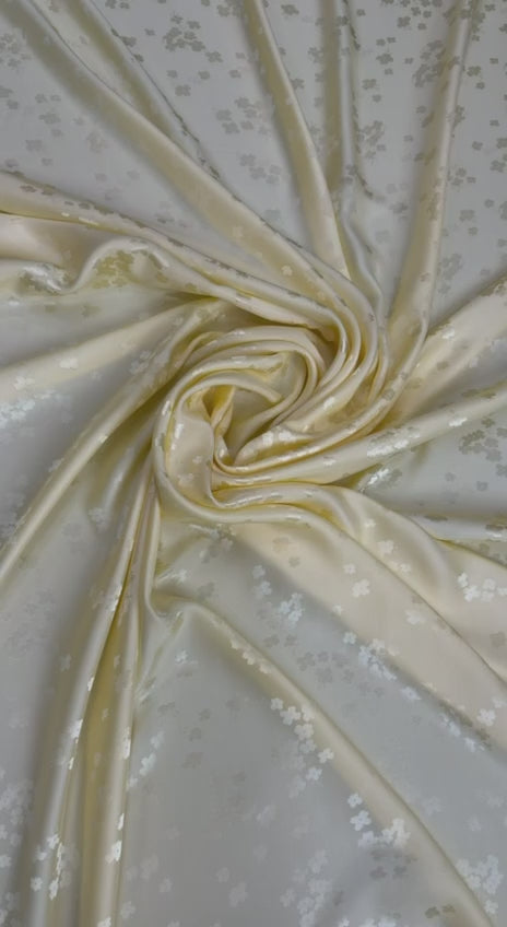 Original tonal Italian silk jacquard fabric movement — TG-258